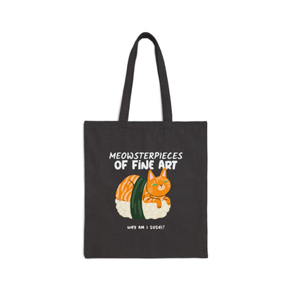 Tote Bag - Sushi Cat Design