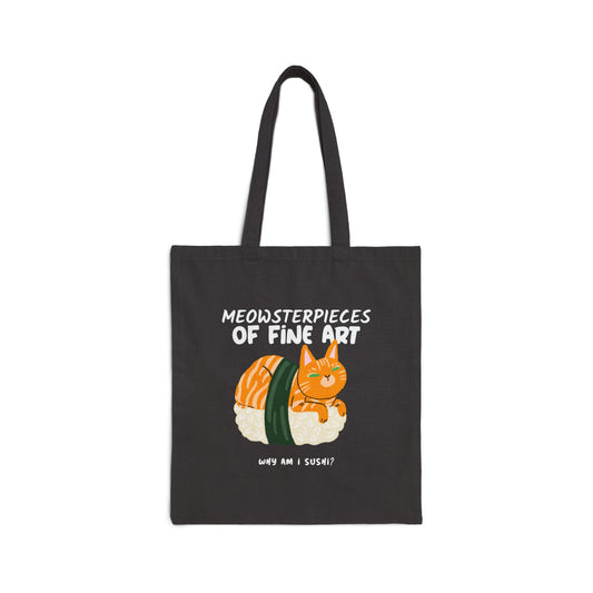 Tote Bag - Sushi Cat Design