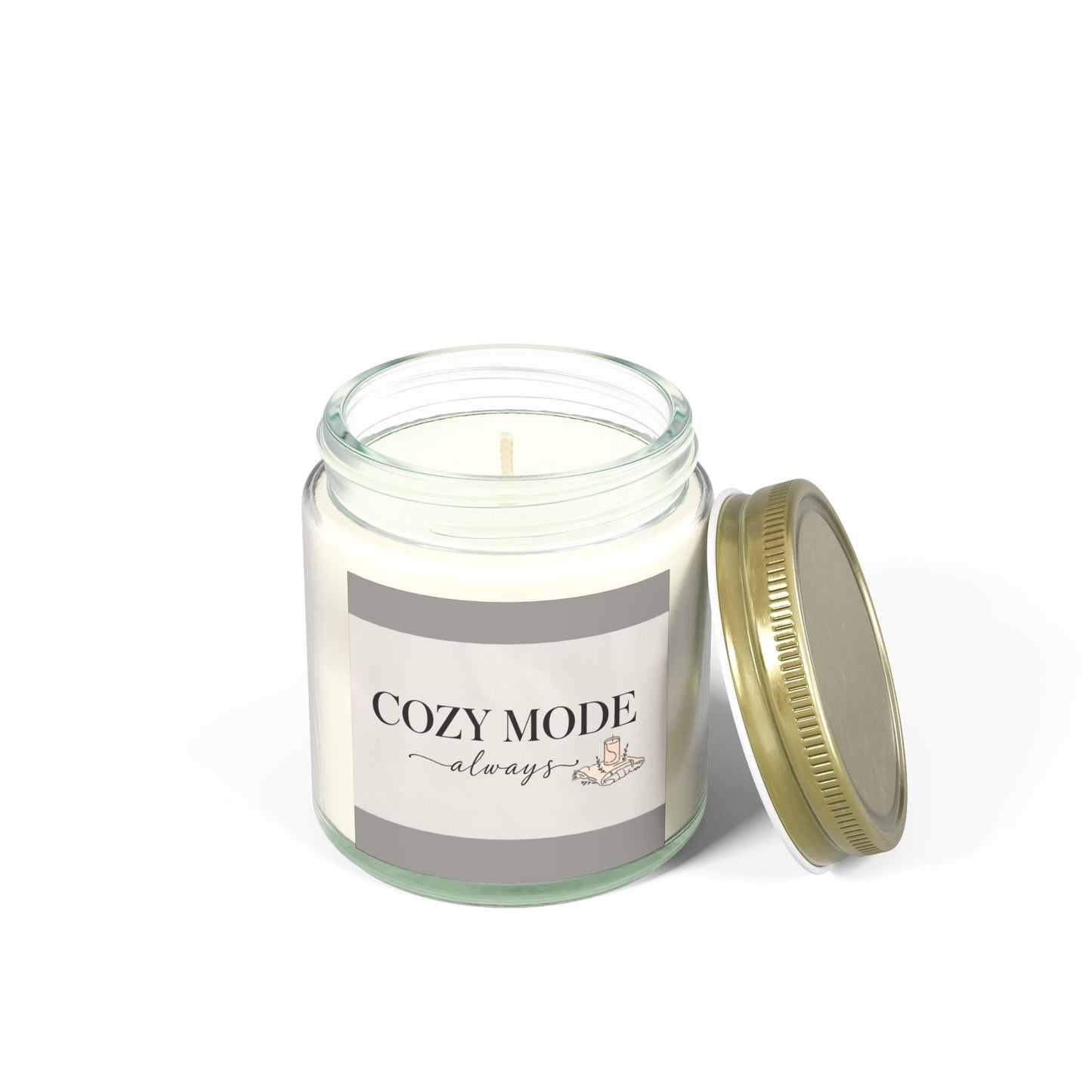 Cozy Mode Scented Candles, Relaxation, Home Decor, Gift Idea, Aromatherapy, Self-Care