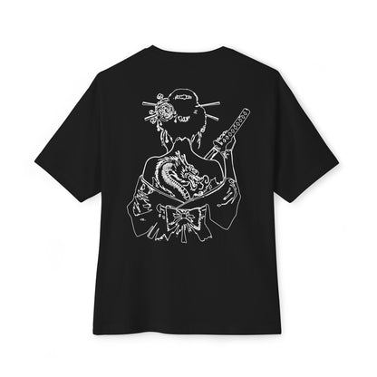 Oversized Box Tee - War Geisha Design