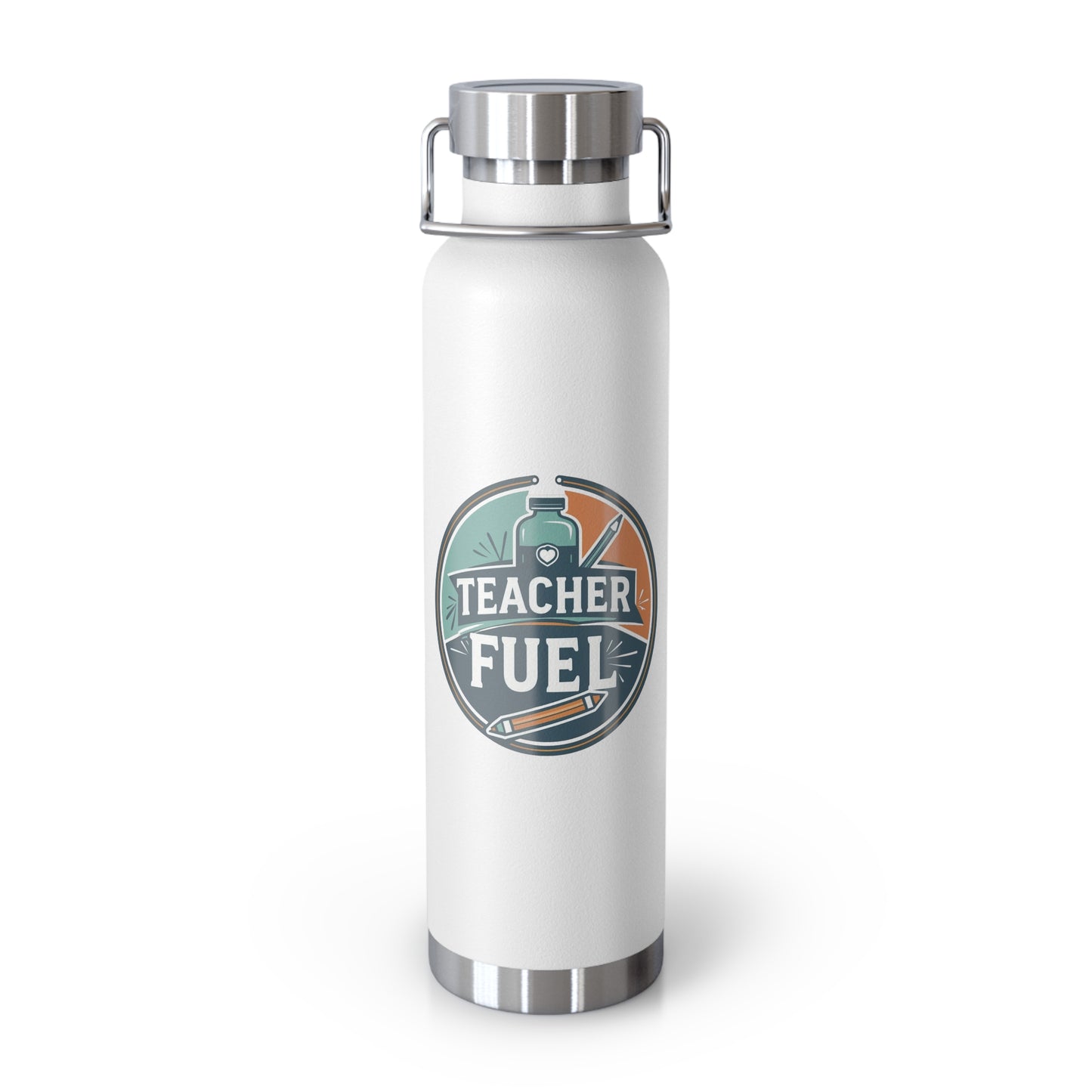 Personalized Water Bottle - Teacher Fuel Design - 22oz