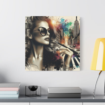 Urban Muse Satin Wall Art Decor