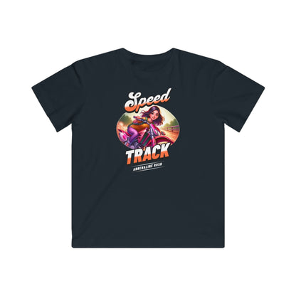 Speed Track Girls T-Shirt - Kids Fine Jersey Tee