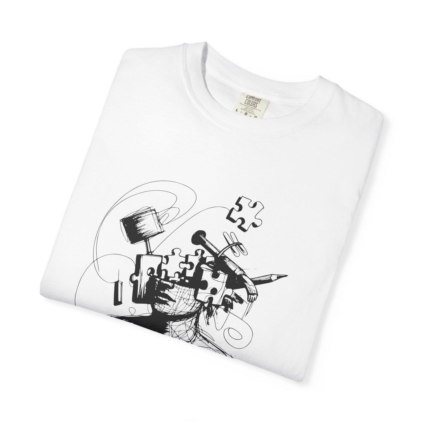 Lost Puzzle T-Shirt — Vintage Puzzle Piece Graphic Tee