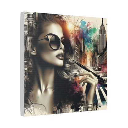 Urban Muse Satin Wall Art Decor