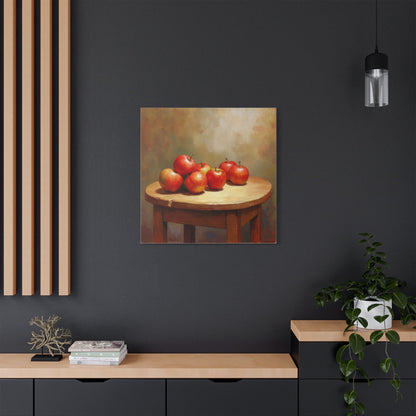 Canvas Art: Red Apples