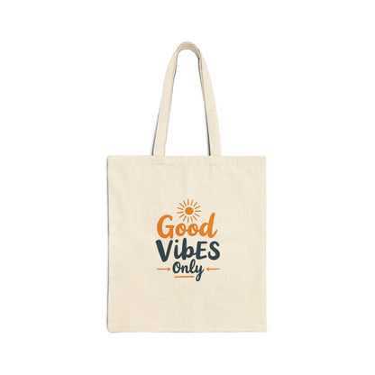 Canvas Tote Bag - Good Vibes Only