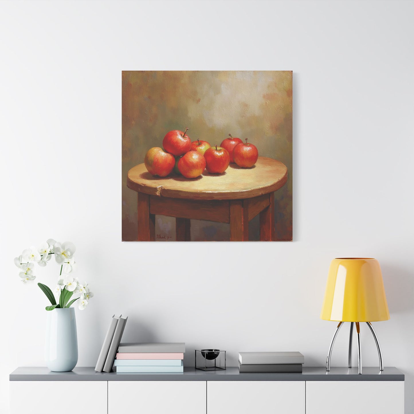 Canvas Art: Red Apples
