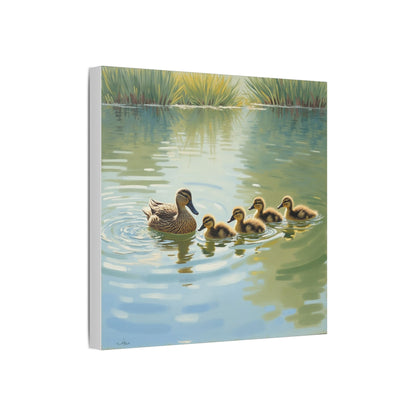 Canvas Wall Art - Duck Family