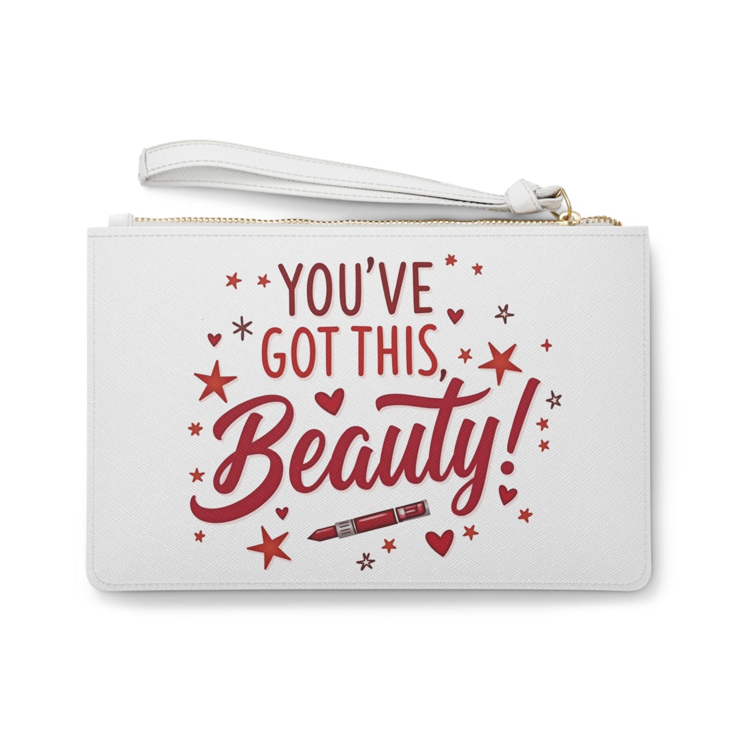 Clutch Bag — "You've Got This Beauty" Inspirational Makeup Clutch