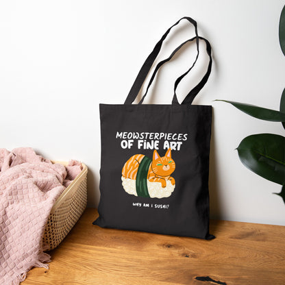 Tote Bag - Sushi Cat Design