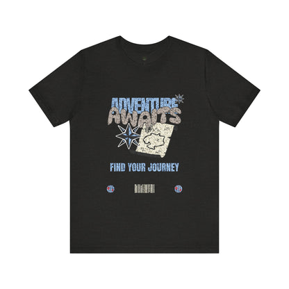 Adventure Awaits Graphic Tee - Casual Unisex Shirt for Travelers