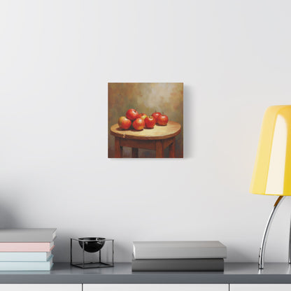 Canvas Art: Red Apples
