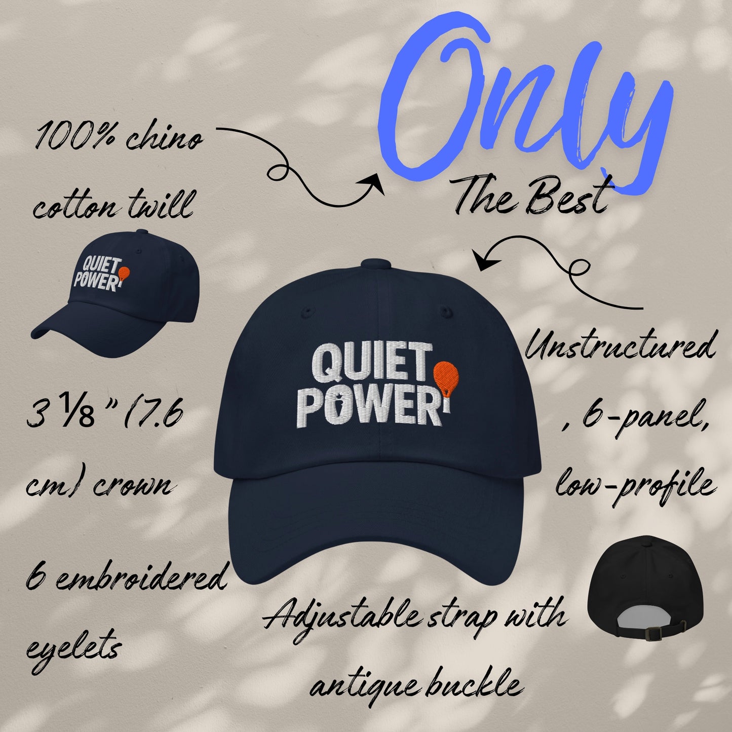 Embroidered Dad Hat For Tennis Lovers
