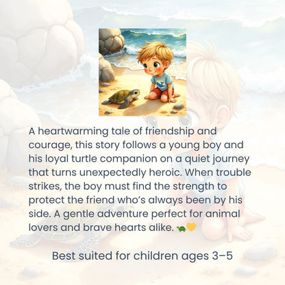 Flipbook, Shelly's Freedom: A Beachside Promise 21 pages (for ages 3-5)