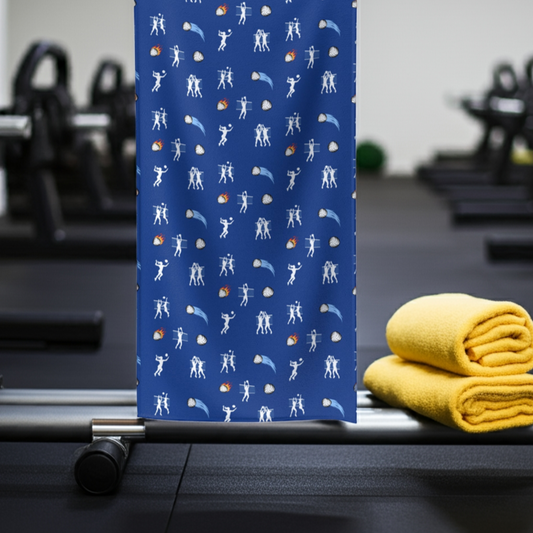 Volleyball Towel Blue 30" x 60"