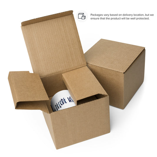 Mystery Letters Mug – Minimalist Design with Hidden Message, Unique Gift for Coffee Lovers