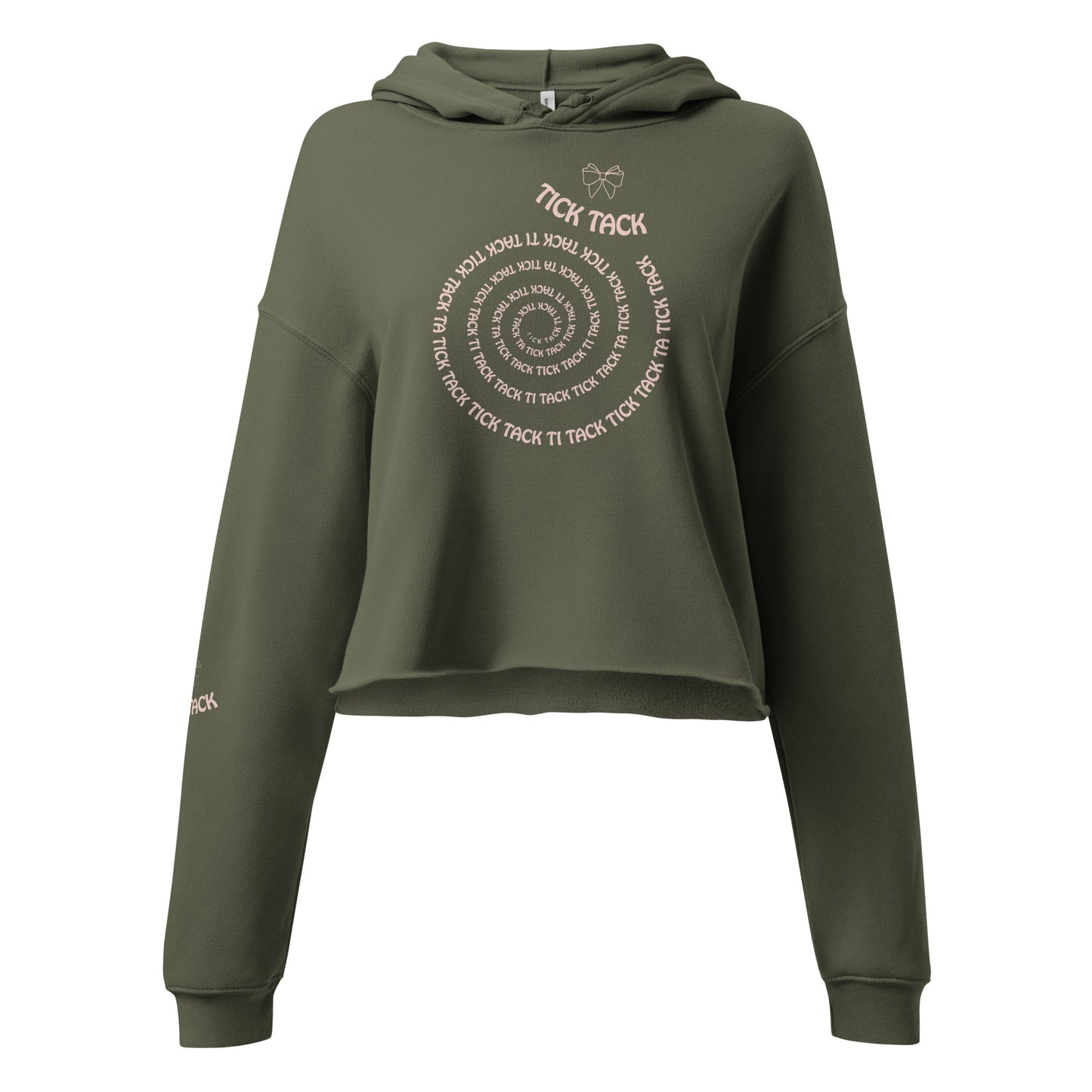 Tick Tack Women's Cropped Hoodie